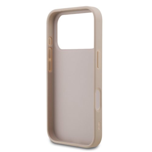 Guess PU 4G Stripe tok, iPhone 17 Pro - rózsaszín