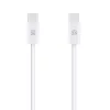 OBAL:ME LongRun USB-C / USB-C kábel 60W, 1 m – fehér -