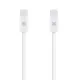 OBAL:ME LongRun USB-C / USB-C kábel 60W, 1 m – fehér -