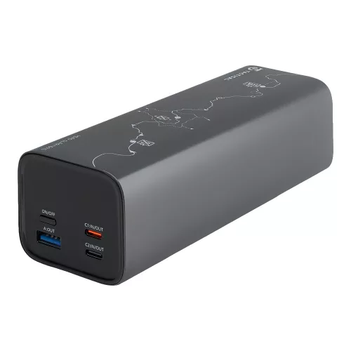       Tactical Squad Head Quarters 65W 27000mAh powerbank - maximális kapacitás, laptop-töltéssel    