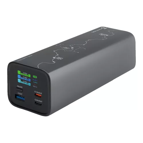       Tactical Squad Head Quarters 65W 27000mAh powerbank - maximális kapacitás, laptop-töltéssel    