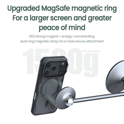 Nillkin Iceblade Prop Magnetic tok Apple iPhone 17 Pro készülékhez – Szürkületi szürke