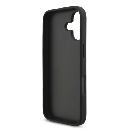 Guess PU 4G Metal Logo tok, iPhone 17 - szürke