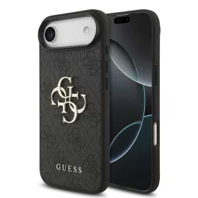 Guess PU 4G Metal Logo tok, iPhone Air - szürke