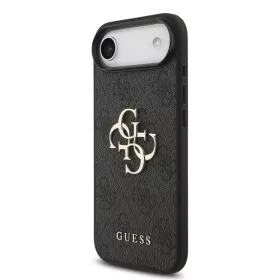 Guess PU 4G Metal Logo tok, iPhone Air - szürke