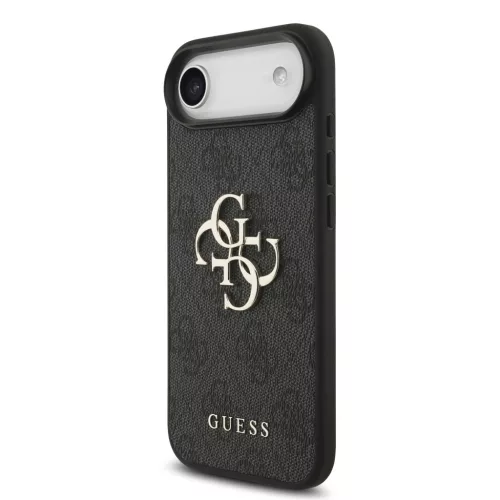 Guess PU 4G Metal Logo tok, iPhone Air - szürke
