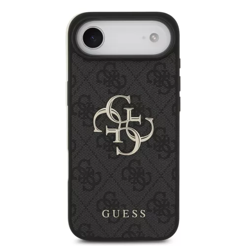 Guess PU 4G Metal Logo tok, iPhone Air - szürke