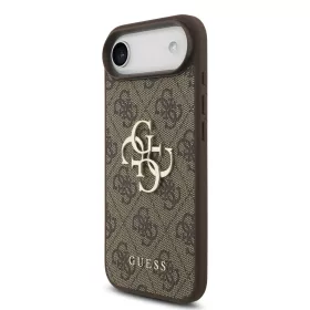 Guess PU 4G Metal Logo tok, iPhone Air - barna