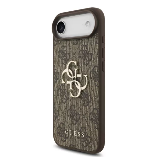 Guess PU 4G Metal Logo tok, iPhone Air - barna