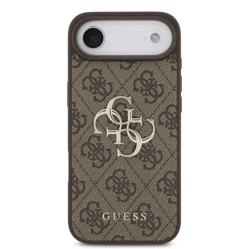 Guess PU 4G Metal Logo tok, iPhone Air - barna