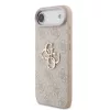 Guess PU 4G Metal Logo tok, iPhone Air - rózsaszín