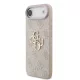 Guess PU 4G Metal Logo tok, iPhone Air - rózsaszín