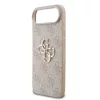 Guess PU 4G Metal Logo tok, iPhone Air - rózsaszín