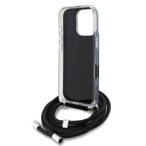 Karl Lagerfeld IML Crossbody K&CH Heads iPhone 16 Pro tok – fekete