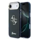  Guess IML 4G Script Metal Logo tok, iPhone Air - kék