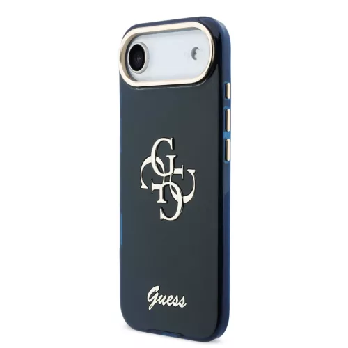  Guess IML 4G Script Metal Logo tok, iPhone Air - kék