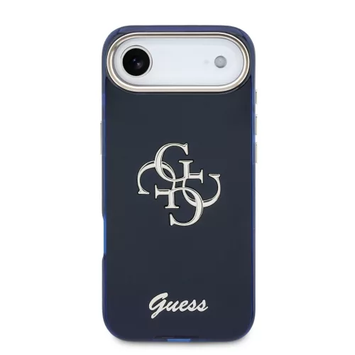  Guess IML 4G Script Metal Logo tok, iPhone Air - kék
