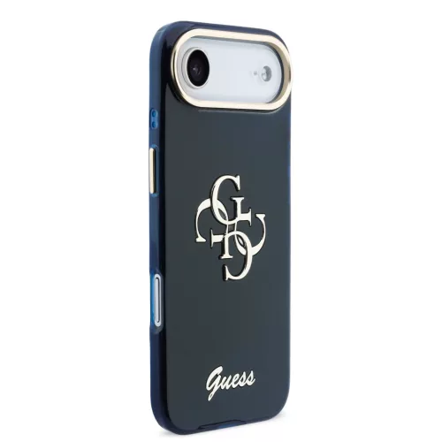  Guess IML 4G Script Metal Logo tok, iPhone Air - kék