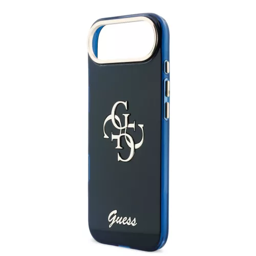  Guess IML 4G Script Metal Logo tok, iPhone Air - kék