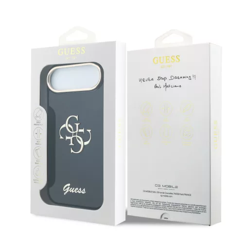  Guess IML 4G Script Metal Logo tok, iPhone Air - kék