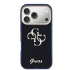 Guess IML 4G Script Metal Logo tok, iPhone 17 Pro - kék
