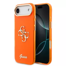 Guess IML 4G Script Metal Logo tok, iPhone Air - narancs