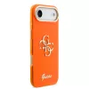 Guess IML 4G Script Metal Logo tok, iPhone Air - narancs