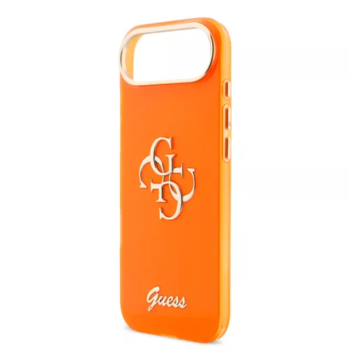 Guess IML 4G Script Metal Logo tok, iPhone Air - narancs