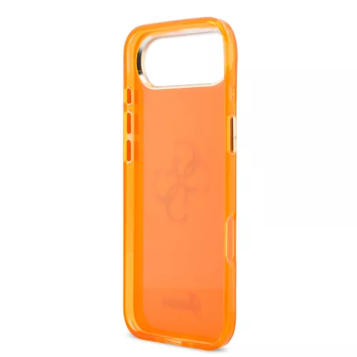 Guess IML 4G Script Metal Logo tok, iPhone Air - narancs