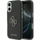 Guess PU Resin Logo tok, iPhone 17 - fekete