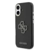 Guess PU Resin Logo tok, iPhone 17 - fekete