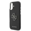 Guess PU Resin Logo tok, iPhone 17 - fekete