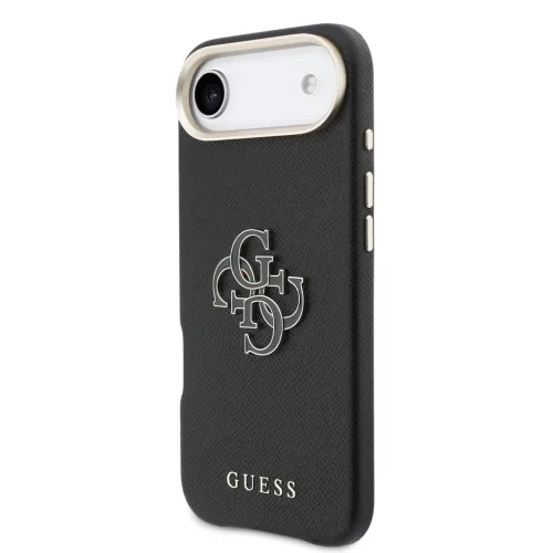 Guess PU Resin Logo tok, iPhone Air - fekete