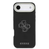 Guess PU Resin Logo tok, iPhone Air - fekete