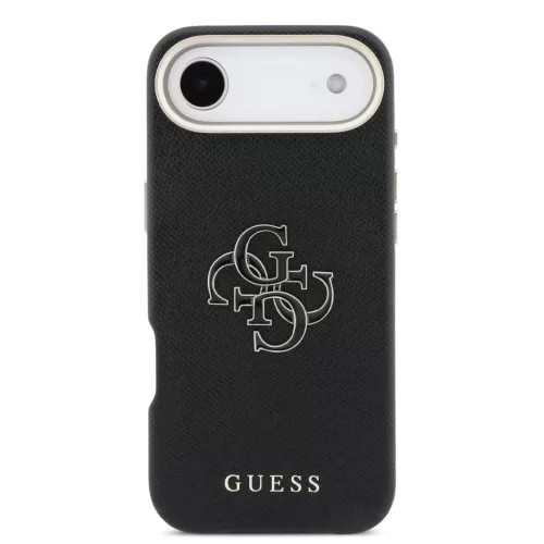 Guess PU Resin Logo tok, iPhone Air - fekete