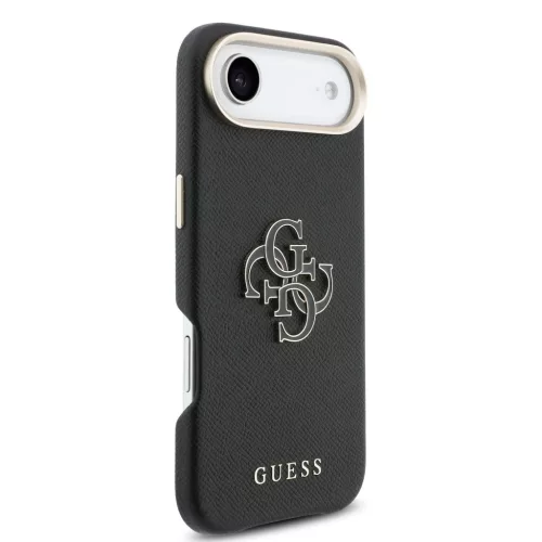 Guess PU Resin Logo tok, iPhone Air - fekete