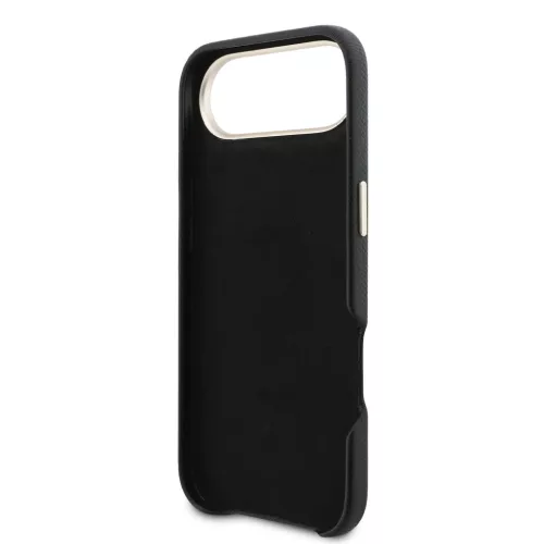Guess PU Resin Logo tok, iPhone Air - fekete