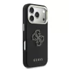 Guess PU Resin Logo tok, iPhone 17 Pro - fekete