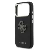 Guess PU Resin Logo tok, iPhone 17 Pro - fekete