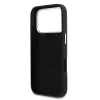 Guess PU Resin Logo tok, iPhone 17 Pro - fekete
