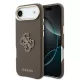 Guess PU Resin Logo tok, iPhone Air - barna