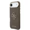 Guess PU Resin Logo tok, iPhone Air - barna