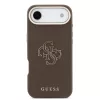 Guess PU Resin Logo tok, iPhone Air - barna