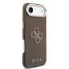 Guess PU Resin Logo tok, iPhone Air - barna