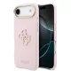 Guess PU Resin Logo tok, iPhone Air - rózsaszín - 