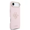 Guess PU Resin Logo tok, iPhone Air - rózsaszín - 