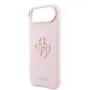 Guess PU Resin Logo tok, iPhone Air - rózsaszín - 
