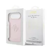 Guess PU Resin Logo tok, iPhone Air - rózsaszín - 