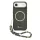 Guess IML Glitter Script Strap MagSafe tok iPhone Air - fekete