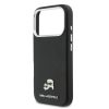 Karl Lagerfeld PU Karl and Choupette Heads Pins MagSafe tok, iPhone 17 Pro - fekete